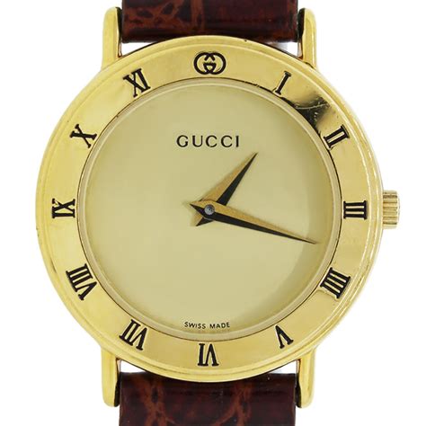 mens vintage gucci gold watch|old gucci watches ladies.